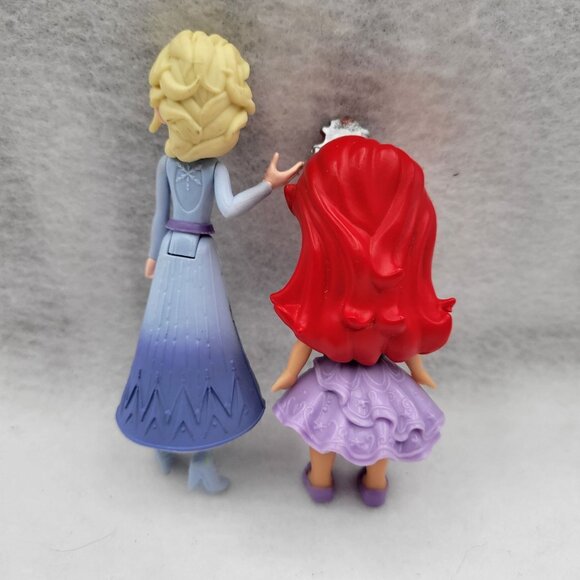 Disney Princess Lot of 7 Small 3" Dolls Jointed Figures - Tiana Jasmine Ariel - Picture 6 of 10